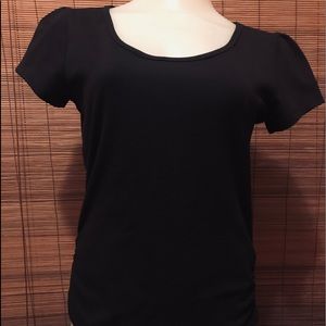GUCCI LADIES BLACK T-SHIRT